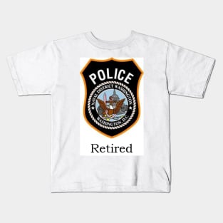 NDW Police Retired Kids T-Shirt